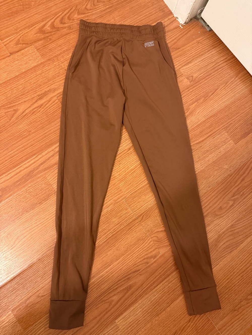 PINK Victoria's Secret Brown ladies Joggers with Cuffed Hem